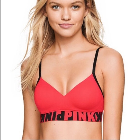 PINK Victoria's Secret Other - PINK Cool And Comfy Red Bra Medium